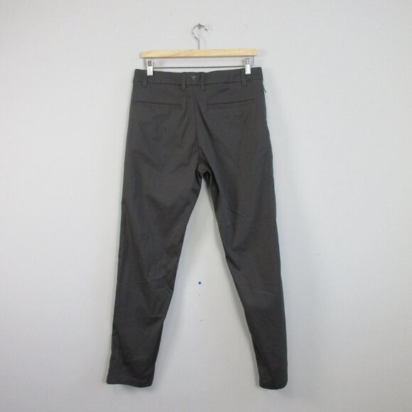 Birddogs Mens Pants 32X30 Grey Cotton Blend Performance Office Travel Casual 450 - Picture 2 of 10